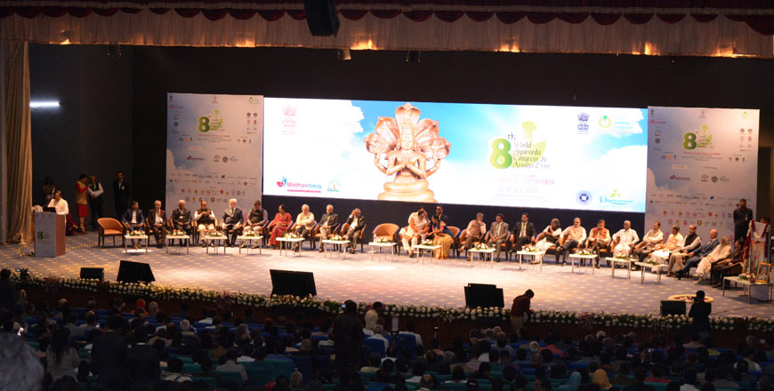 AYUSHGURU project inaugurated at the 8th WAC